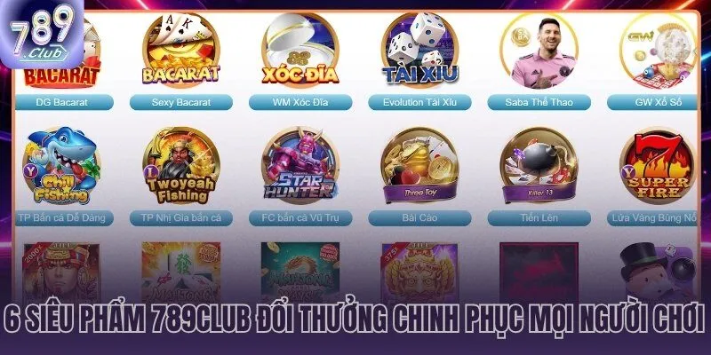 Tài Xỉu MD5 đến Live Casino 4K 789CLUB phủ mọi phong cách cược