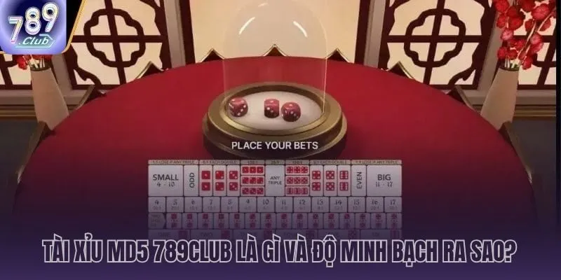 Tài xỉu MD5 789CLUB đảm bảo kết quả được khóa kín từ trước