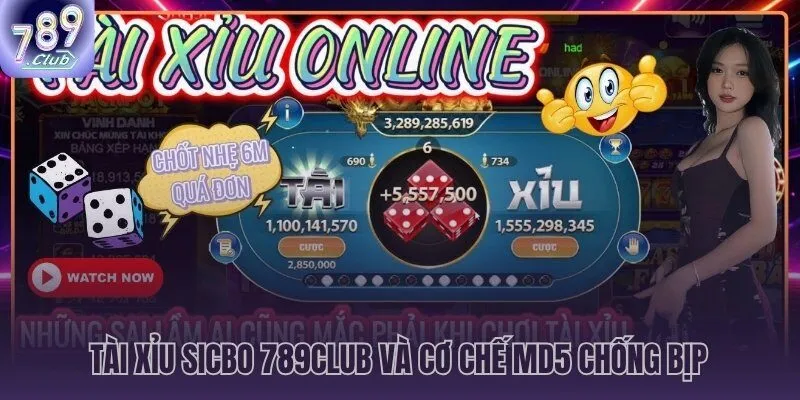Tài xỉu online 789CLUB và cơ chế MD5 Hash chống can thiệp kết quả