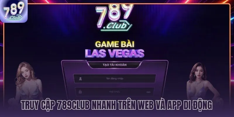 Đăng nhập 789CLUB trên app với xác thực vân tay và Face ID